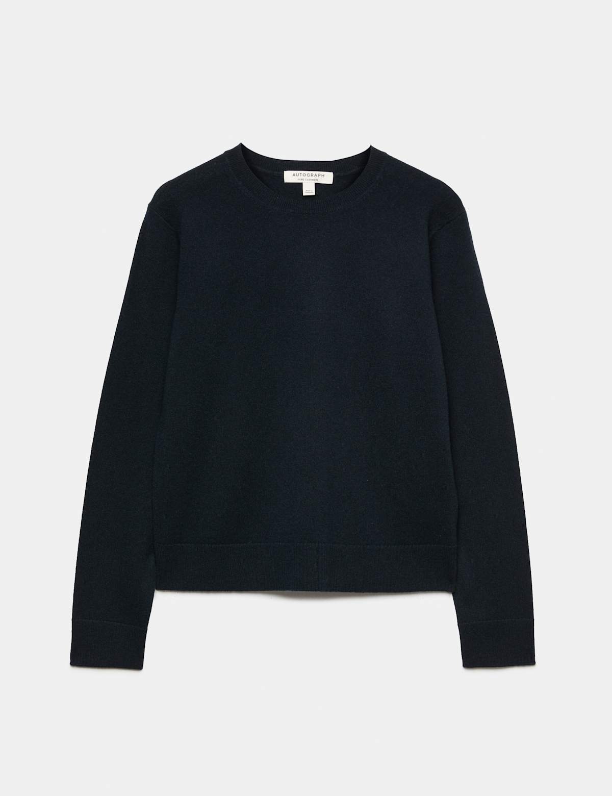 Women's Pure Cashmere Crew Neck Jumper - Bitter Chocolate | womens jumper | SAVINTARI
