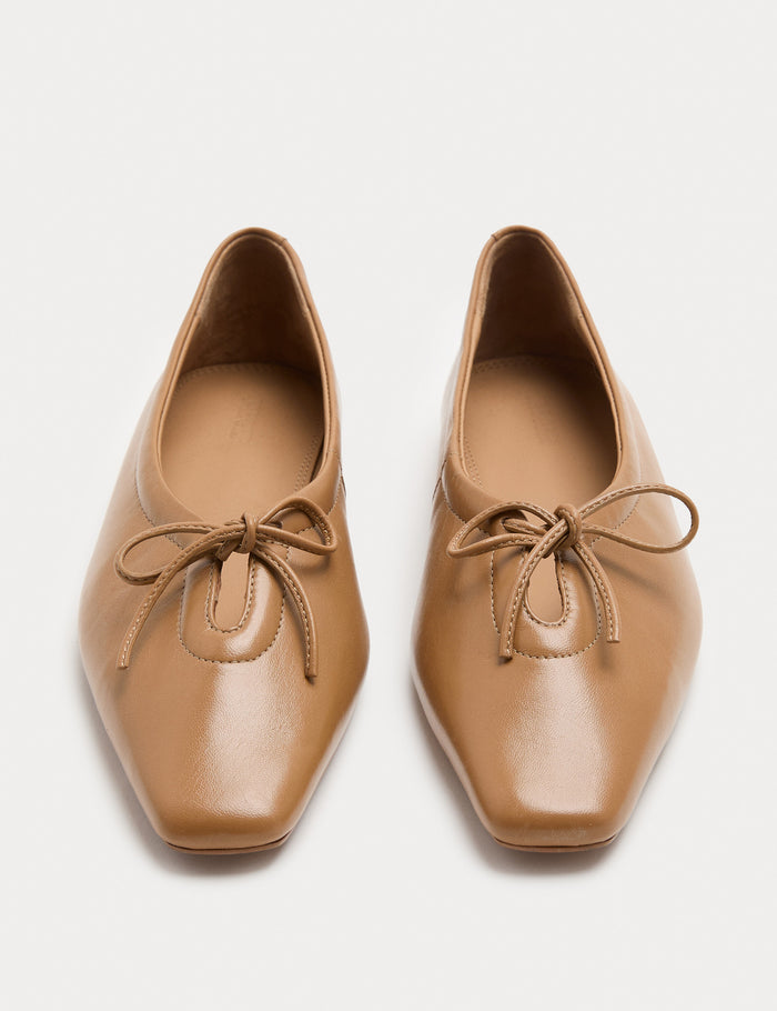 Ballet Flats · Camel
