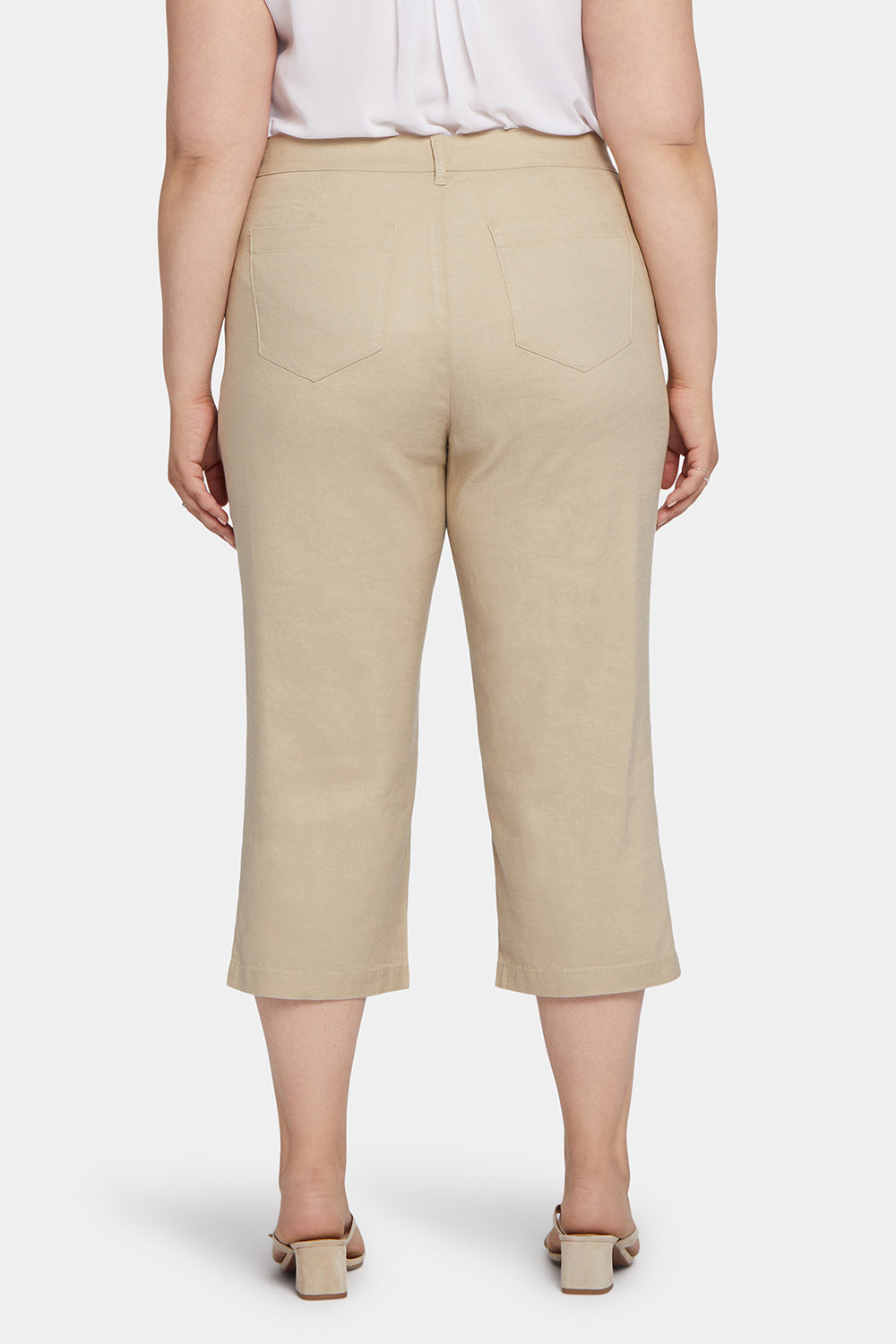 Utility Pants In Plus Size - Feather - women's trousers