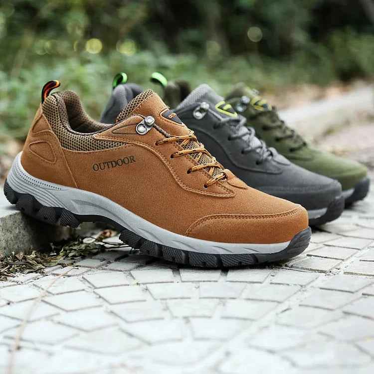 Men's Non-slip Outdoor Hiking Shoes（50 - Brown | SAVINTARI
