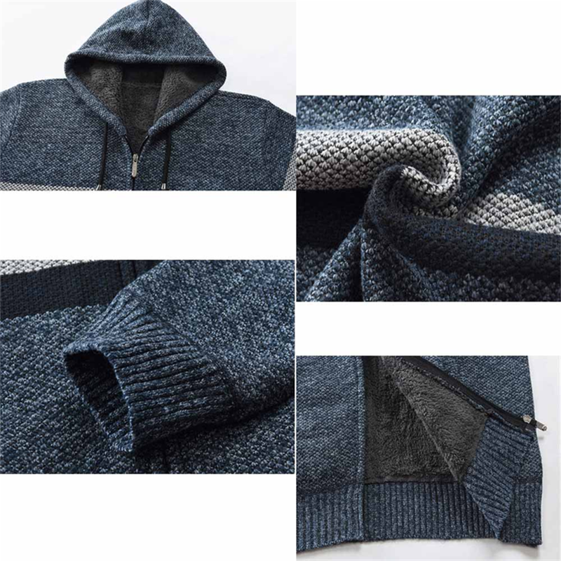 Men's ?buy two free shipping?Sweater Bergaris Pria - Navy | SAVINTARI