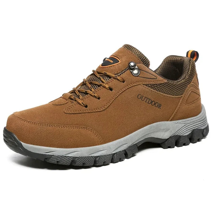 Men's Non-slip Outdoor Hiking Shoes - Brown | Everyday Shoes | SAVINTARI