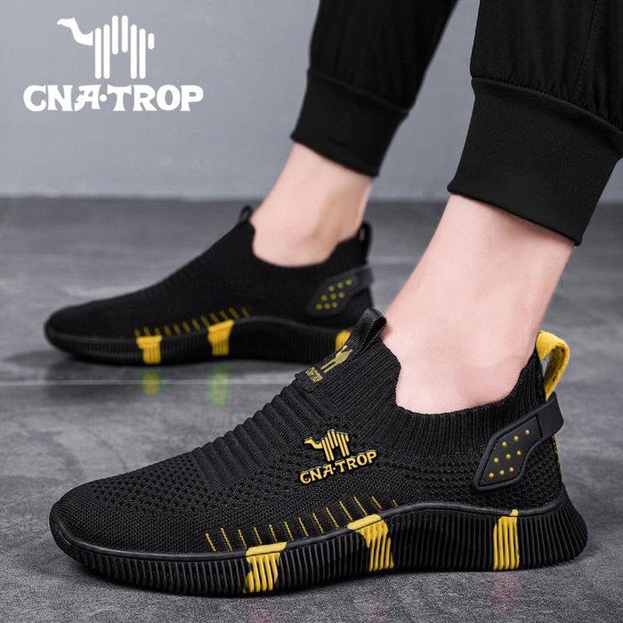Men's 2023 New Plus Size Comfortable Orthopedic Shoes - YELLOW | Everyday Shoes | SAVINTARI