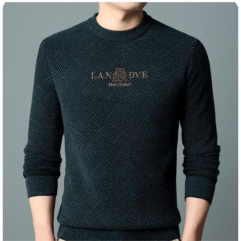 Men's Ideal Gift - Cozy Crew Neck Sweatshirts - Black | SAVINTARI