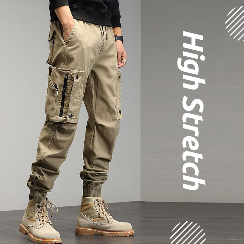 Men's Causal Tactical Cargo Pants - Green | SAVINTARI
