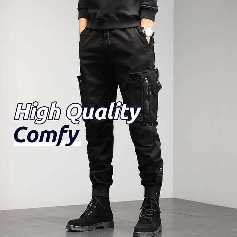 Men's Causal Tactical Cargo Pants - Green | SAVINTARI