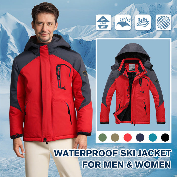 Men's The perfect Christmas gift for your family Waterproof Ski Jacket for - Black-Men | Light Jacket Layer | SAVINTARI