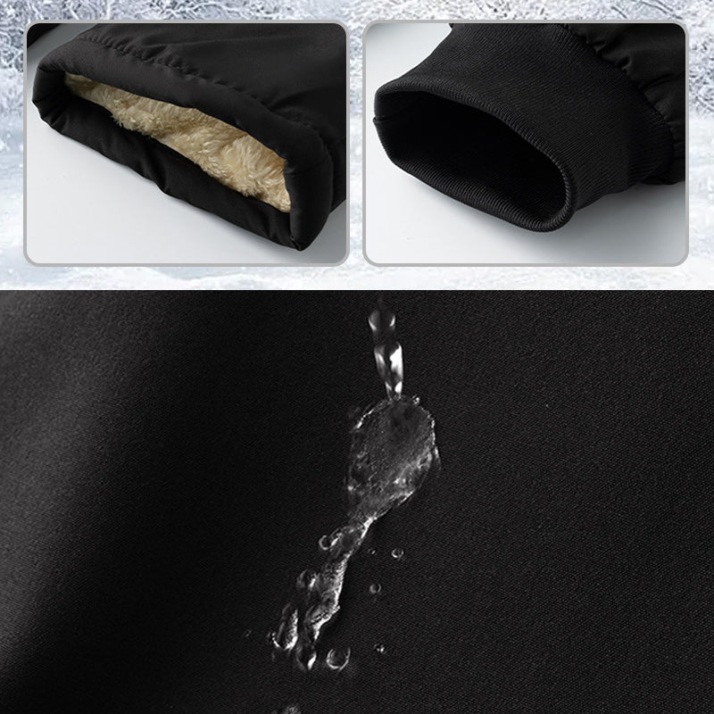 Men's ️Early Winter Sale: 65 - Black - Cuffed | SAVINTARI
