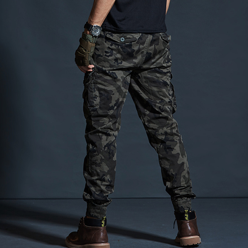 Men's 2026 New Arrival Casual Cargo Jogger Pants - Khaki | SAVINTARI