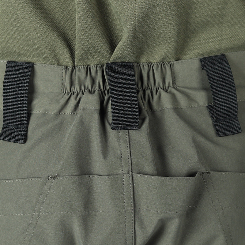 Men's Breathable Cargo Pants - Black | SAVINTARI
