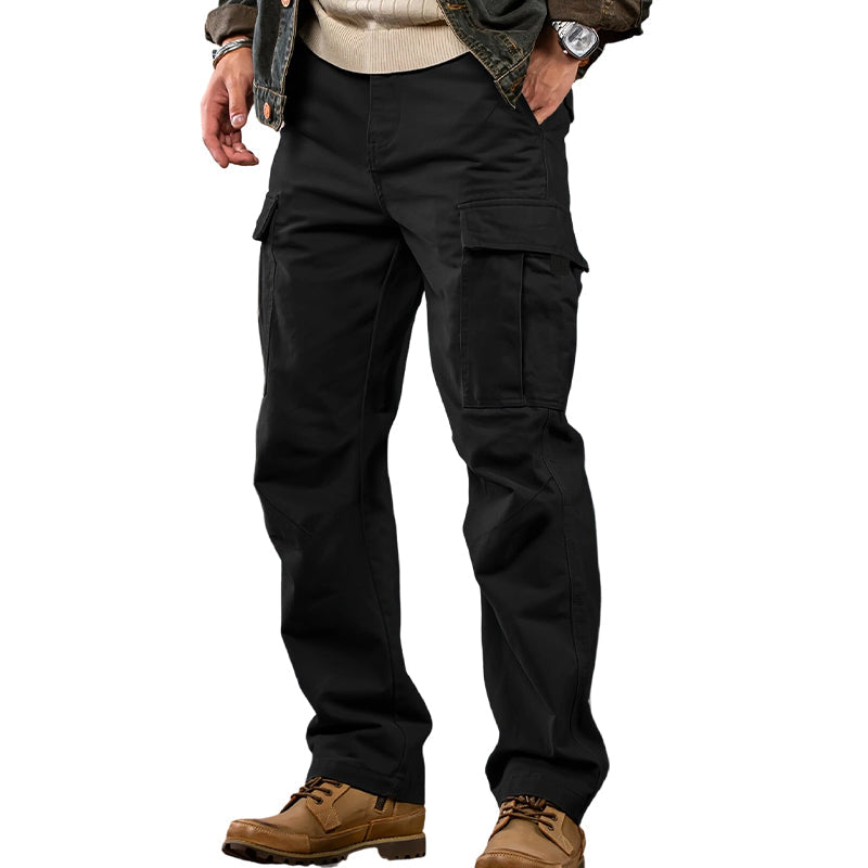 Men's Tactical Cargo Pants with Multiple Pockets - Gray | SAVINTARI